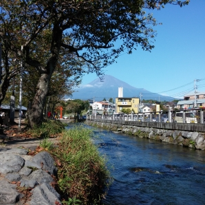 受付会場からの富士山
