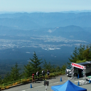 ゴールの新五合目から景色