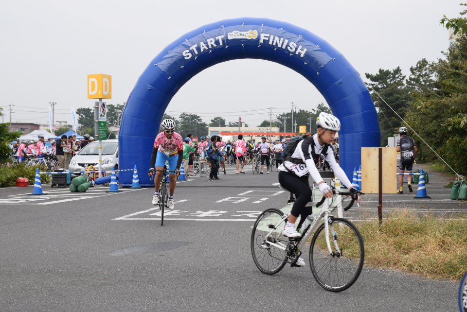 初ツールドちばに　さあ出発