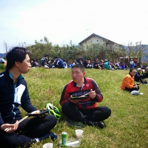 走った後の飯は美味い