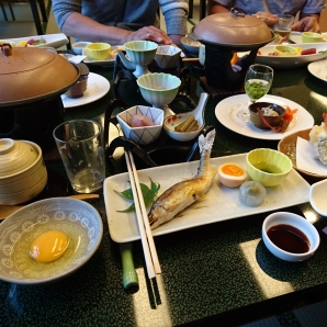 吉野荘の豪華料理