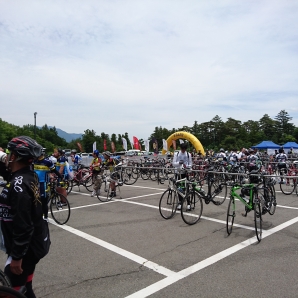 ゴール後のメイン会場