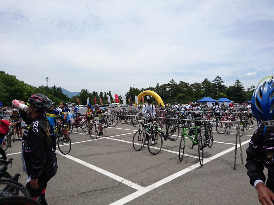 ゴール後のメイン会場