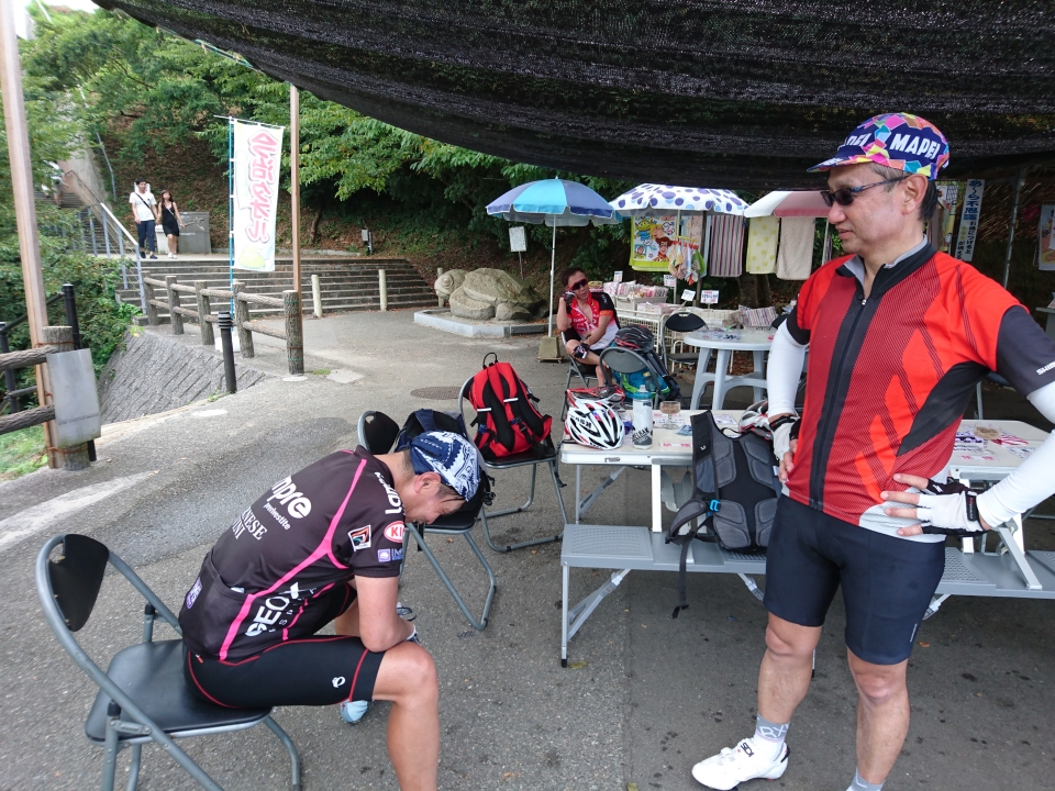 真夏の亀老山ヒルクライム