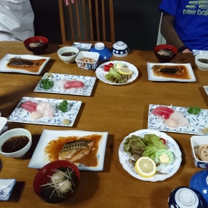 民宿の晩御飯