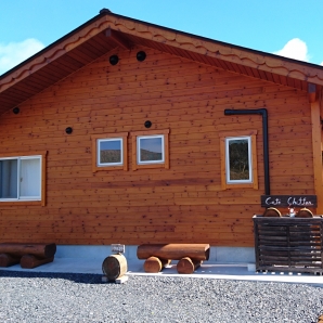 こんなところにログハウス