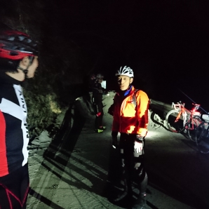 夜中の通行止め