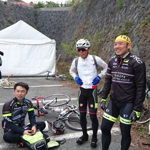 下り用に着替え中