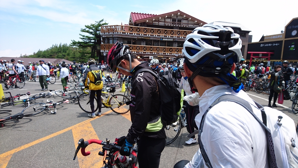 富士山五合目これから下りです