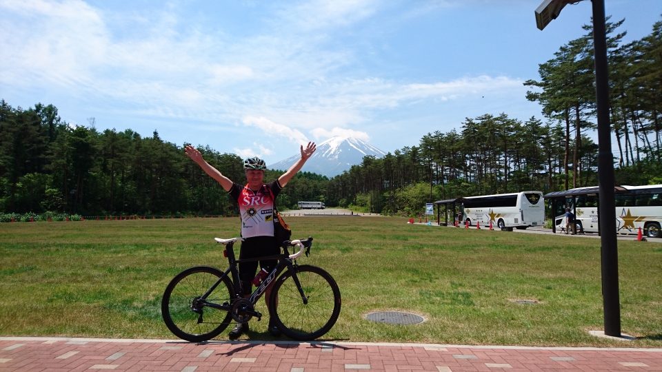 富士北麓駐車場からの富士山
