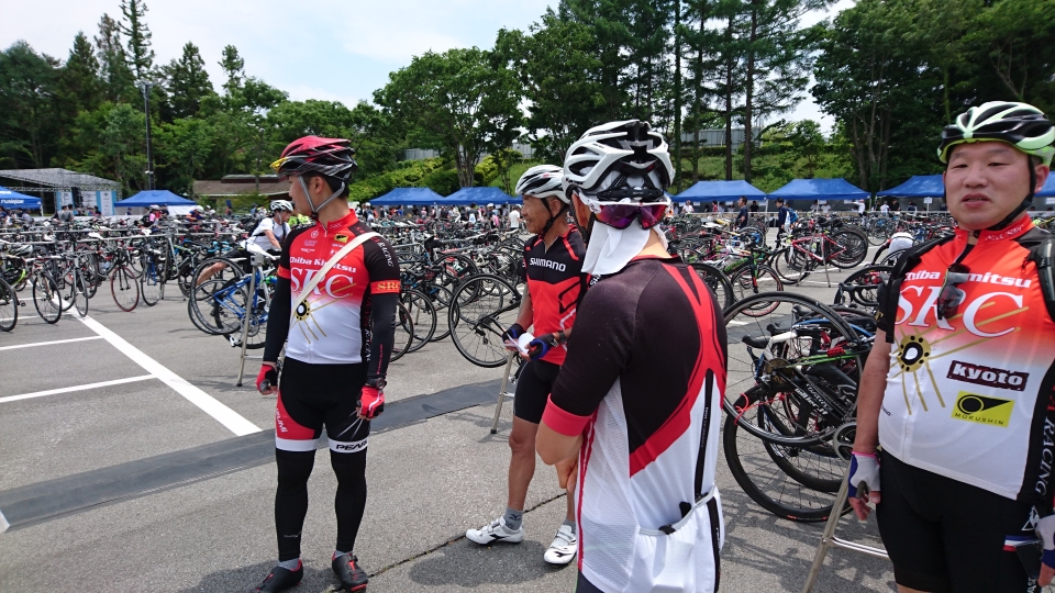 試走を終えて会場着