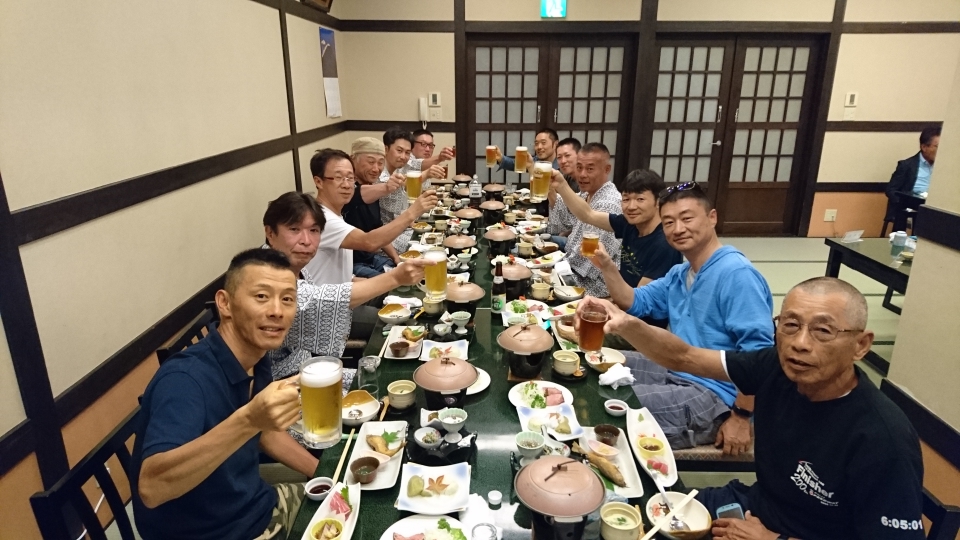 健闘を祈ってかんぱ～い！