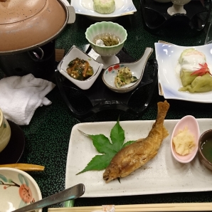吉野荘の豪華料理