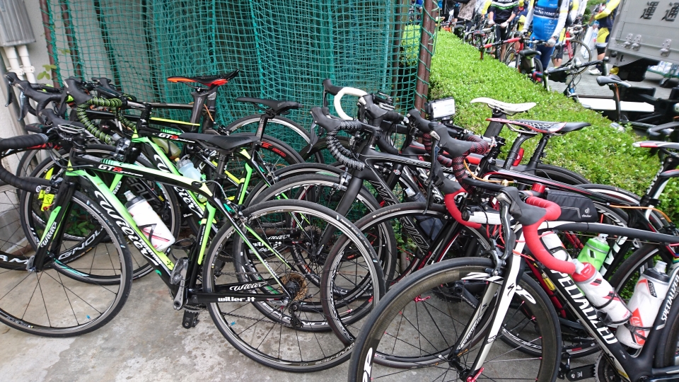 野球場でスタート待ち