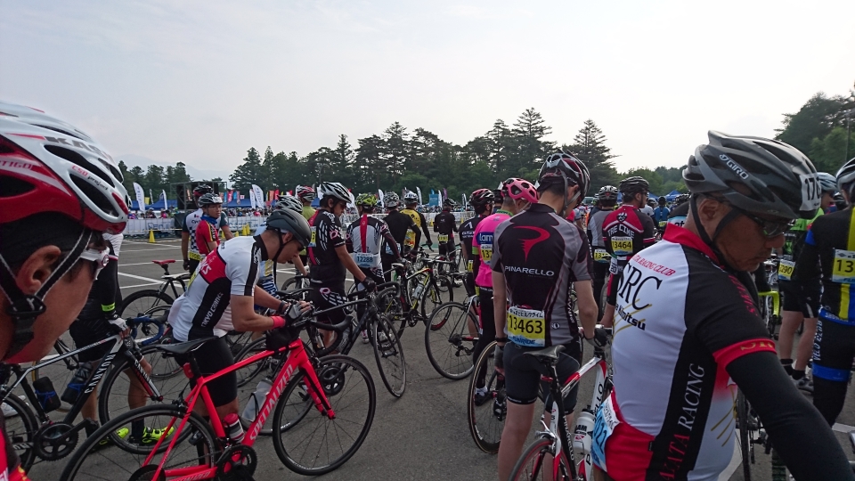 スタート地点まで移動中