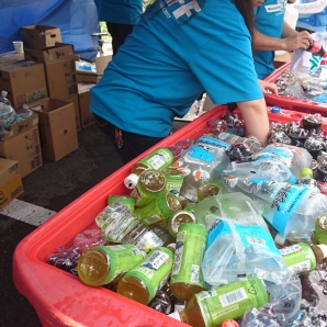 冷たい飲み物に感激