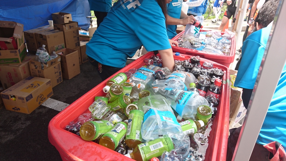 冷たい飲み物に感激