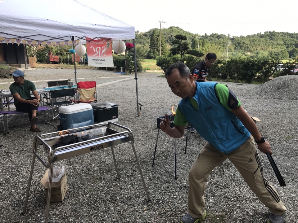 火おこしご苦労様です