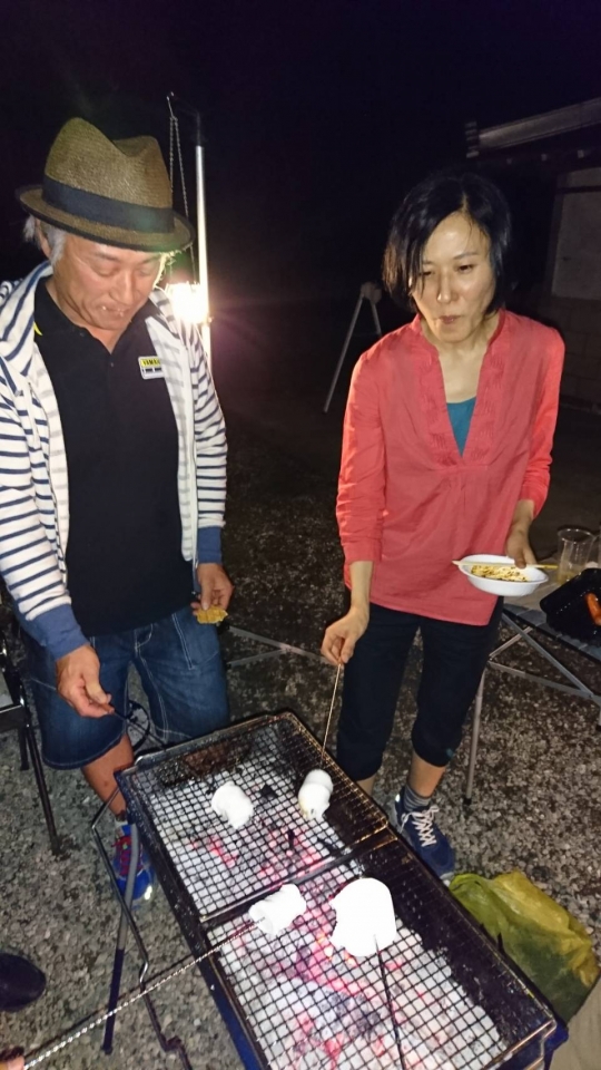 好評だったマシュマロ焼き