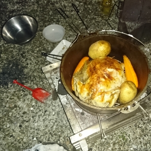 スタッフドチキン完成