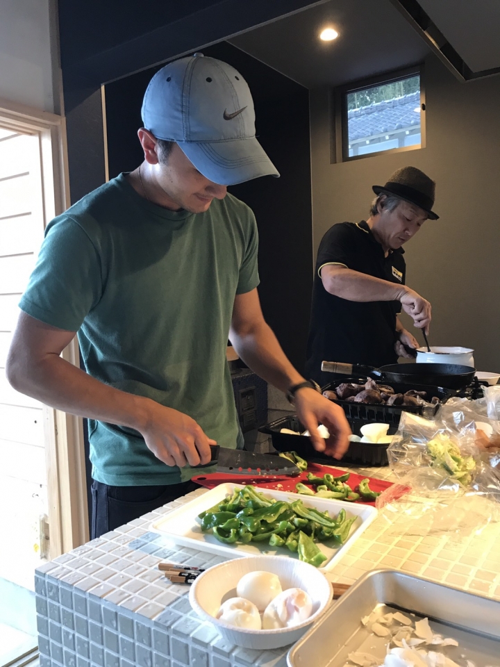 翔クンもお手伝い