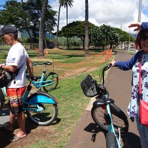 ワイキキでシェアバイク