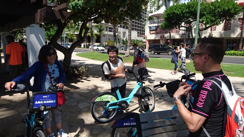 ホノルルのシェアバイク