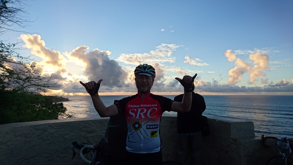 コース上でサンライズ