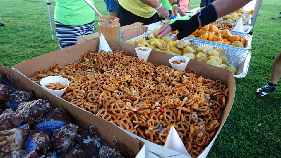 第1エイドの補給食