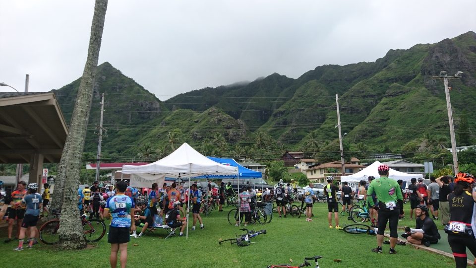 折り返しのエイド