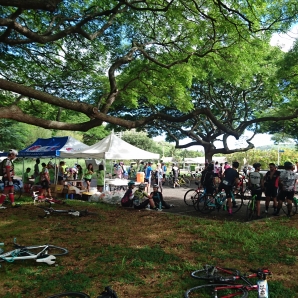 最後のエイド。ゴールしたくないよ～