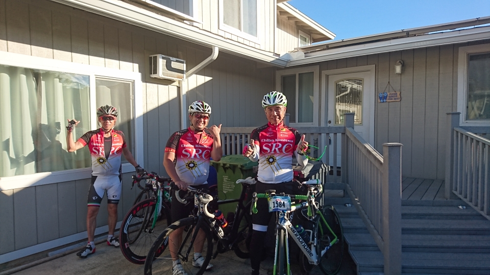 完走後、帰宅して一枚