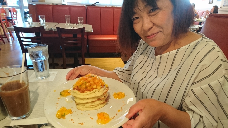 さっぱりしたパパイヤパンケーキ