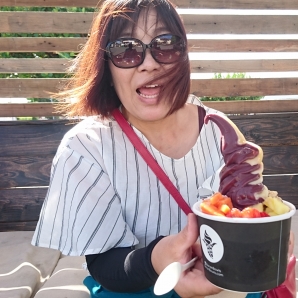 オーガニックなバナナだけを使ったアイスクリーム