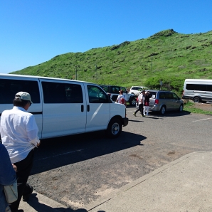 マカプウ展望台、パーキング