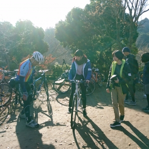 レンタサイクルレクチャー中