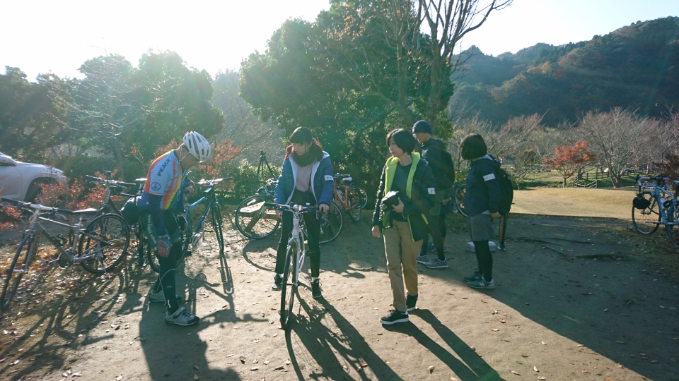 レンタサイクルレクチャー中