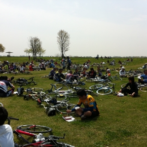 気温も上がって気持ちいい