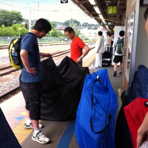 小淵沢駅ホーム