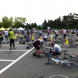 スタート会場スタート待ち