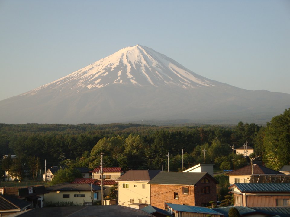 吉野荘からの富士山