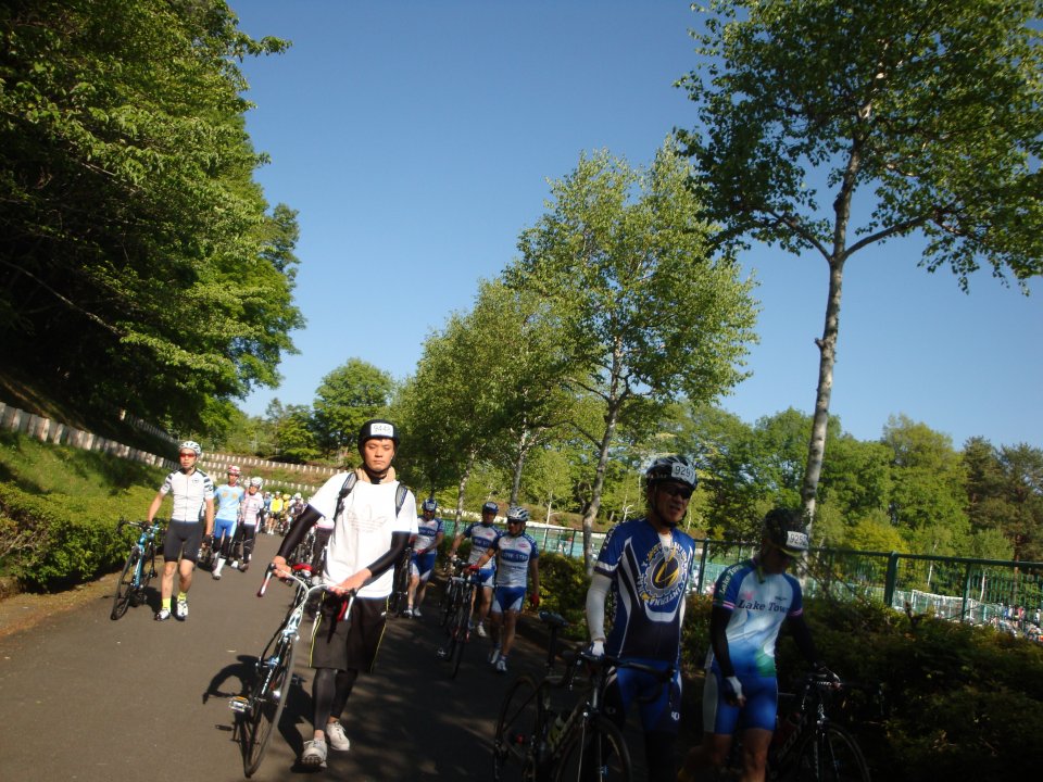 スタート地点に移動中
