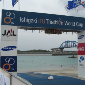 スイムのゴール