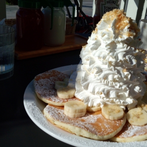 でかいパンケーキ！