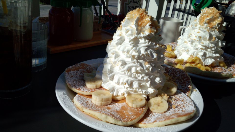 でかいパンケーキ！