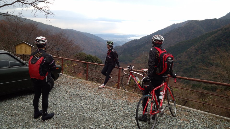 峠の茶屋で休憩