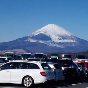 大涌谷からの富士山