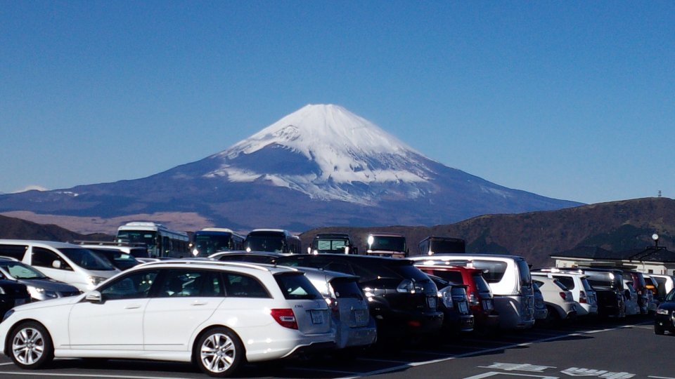 大涌谷からの富士山