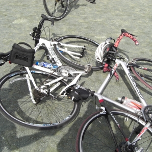 日が照っている