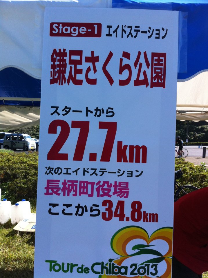 最初のエイドステーション